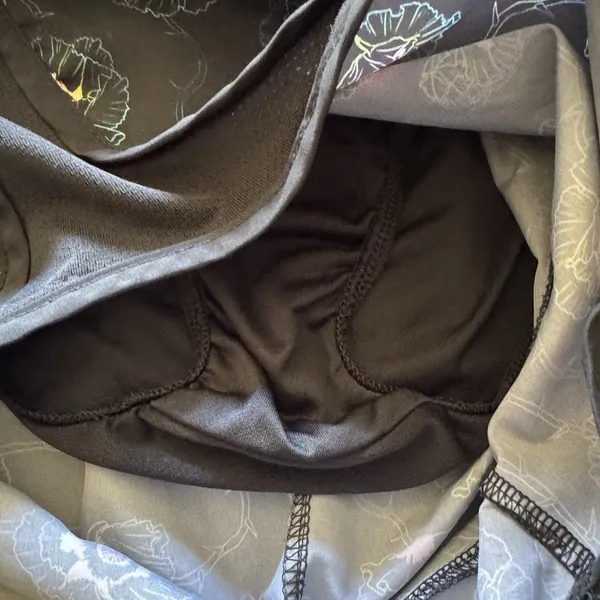 Nike Dri-FIT Women's Black Floral Lined Running & Jogging Shorts Size S - Image 5