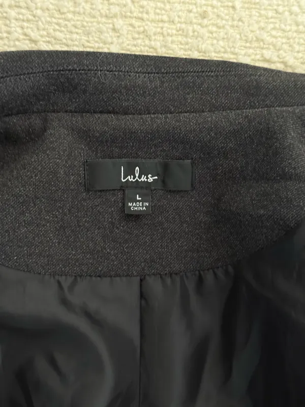 Lulus dark grey coat - Image 9