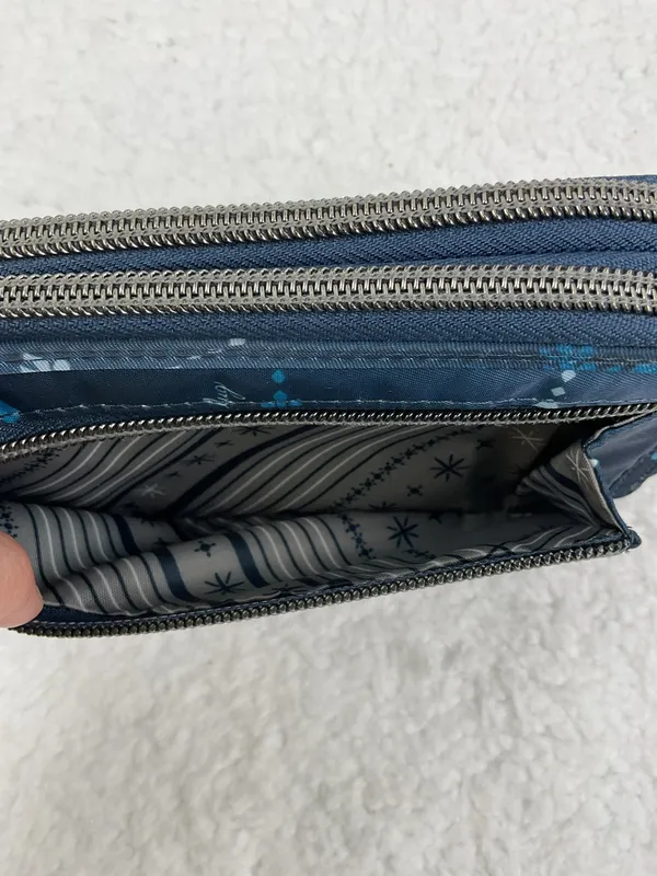Lug Tram RFID Wristlet Wallet Blue - Image 6