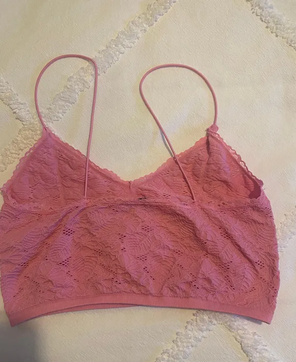 ZARA Pink Lace Top - Image 3