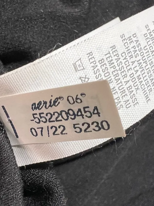 Offline by Aerie Black Real Me Flare Hi-Rise Pants Size Medium - Image 7