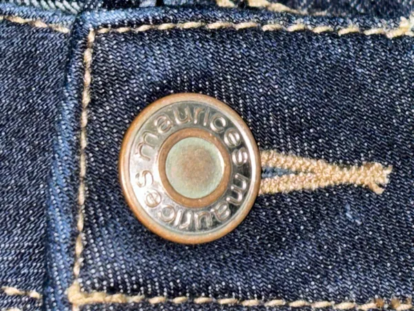 Maurices Jeans Women's Size 12 Regular Dark Wash Skinny Taper Leg Embroidered - Image 6