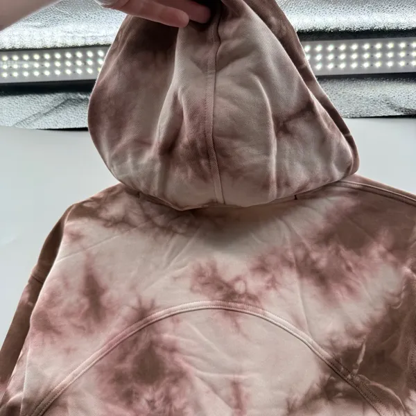 Lululemon All Yours Hoodie Women’s‎ Size 4 Earth Dye Clay Pullover Casual - Image 5