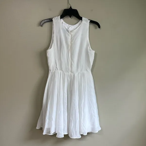 NWT Francesca’s white dress small‎ White - Image 6