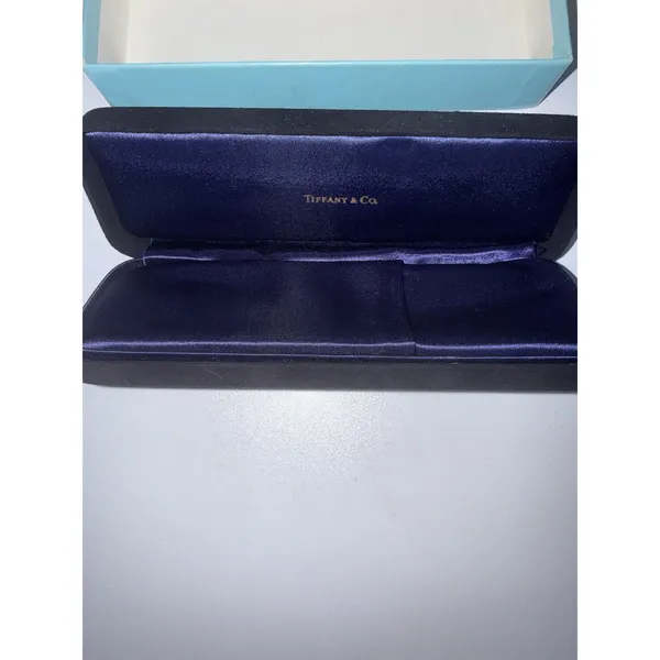 Genuine Tiffany & Co.‎ Hard Shell Eyeglass / Sunglasses Case with Outer Box R - Image 4