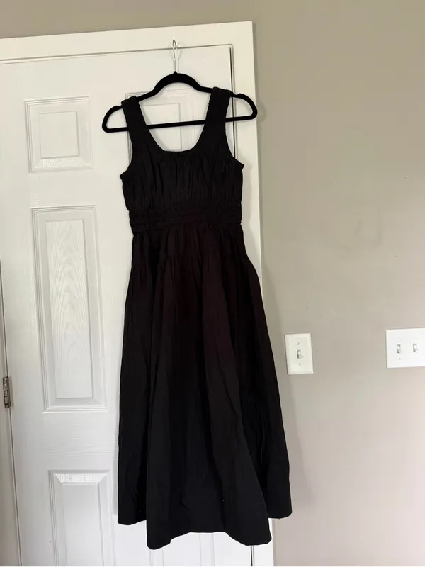 Anthropologie Somerset Black Half Zip Maxi Dress NEW NWT - Image 9