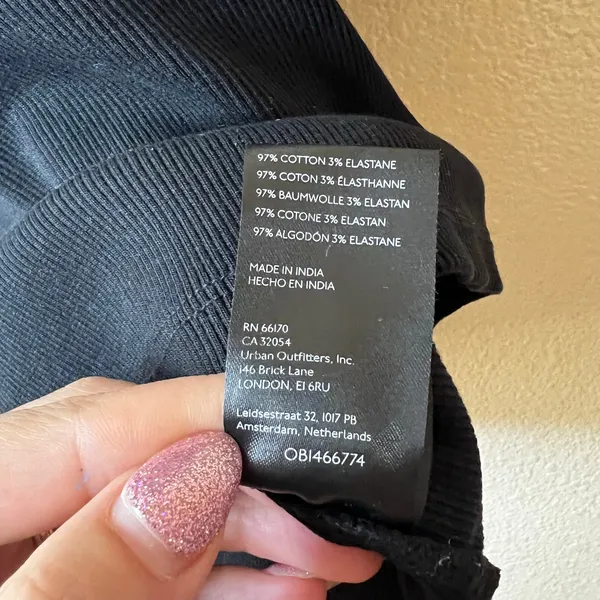Maeve | Anthropologie Black Ribbed Tank Top WOMENS SMALL - Image 5