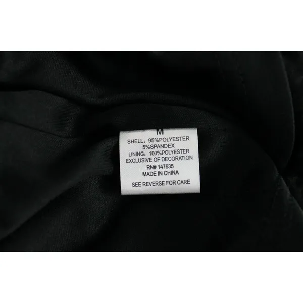 Romeo and Juliet Couture Black Velvet Sequin Skirt Pencil Straight Size MED - Image 10