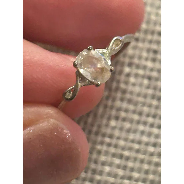 A461 ring band size 6.75 925 sterling silver Gray - Image 3