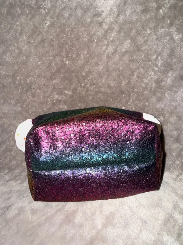 Star Wars Darth Vader Rainbow Cosmetic Pouch with Iridescent Glitter Trim - Image 5
