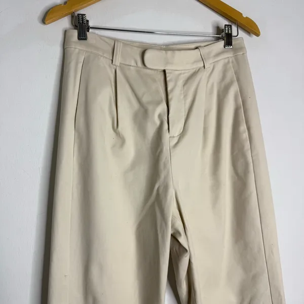 Banana Republic x Harbison Pleated Khaki Dress Pants – Size 2L - Image 9