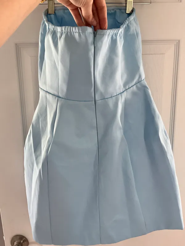 Light Blue Mini Dress - Image 3