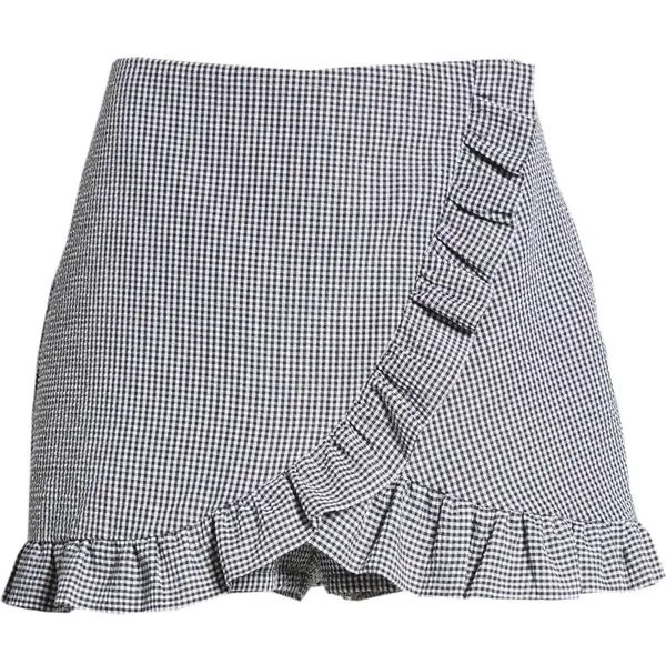 Ruffle Trim Gingham skirt - Image 5