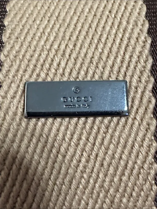 Gucci Boston Canvas Handbag - Image 5