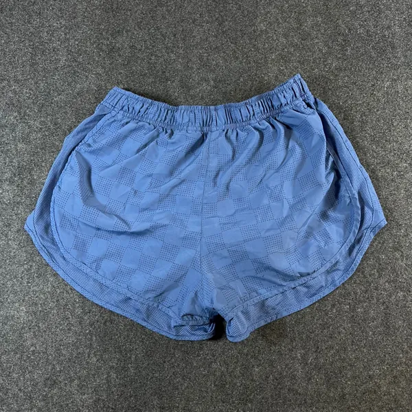 Nike Dri-FIT Women Blue Perforated Running Shorts Size Medium Athletic Training‎ - Image 9