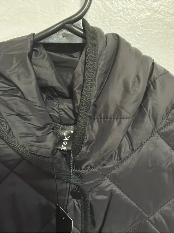 #79 NWT Allegra K Women Casual Quilted Button Down Hooded Puffer Vest Size M - Image 9