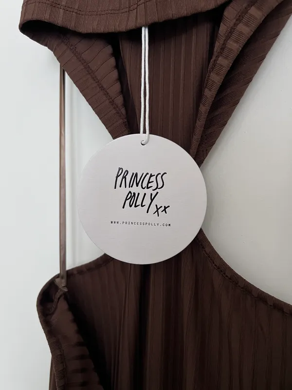 Princess Polly Billie Maxi Dress Brown - Image 7