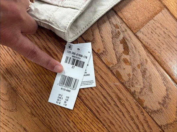 Abercrombie low loose linen blend jeans - Image 5