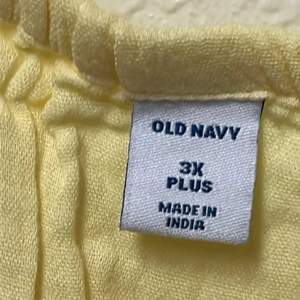 NWT OLD NAVY Lychee Yellow Tank Top Size 3X - Image 6