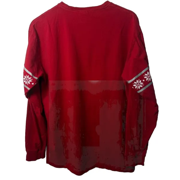 PINK Victorias Secret T-shirt Womens Med Red Wisconsin Badgers Campus Tee - Image 2