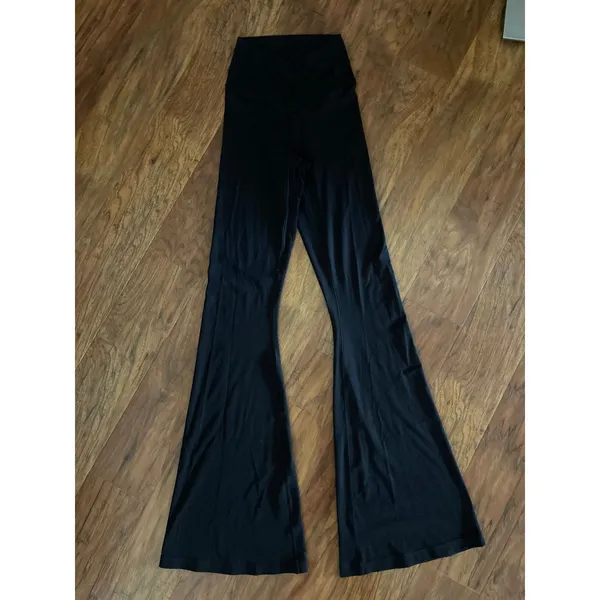 Offline by AERIE High Rise Flare Legging ACTIVE LOUNGEWEAR YOGA Black Small S - Image 4
