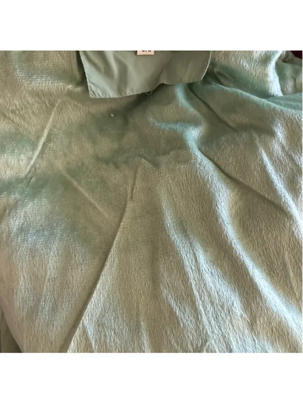 Roosevelt light green puffer vest quilted fleece lined outerwear hiking skiing L - Image 7