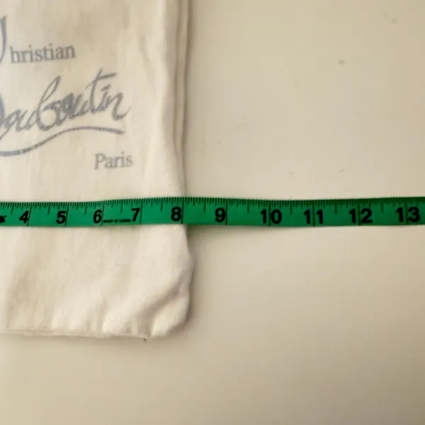 Christian Louboutin Paris Drawstring Lined‎ Dust Bag 13"x 8" Classic Collector - Image 4
