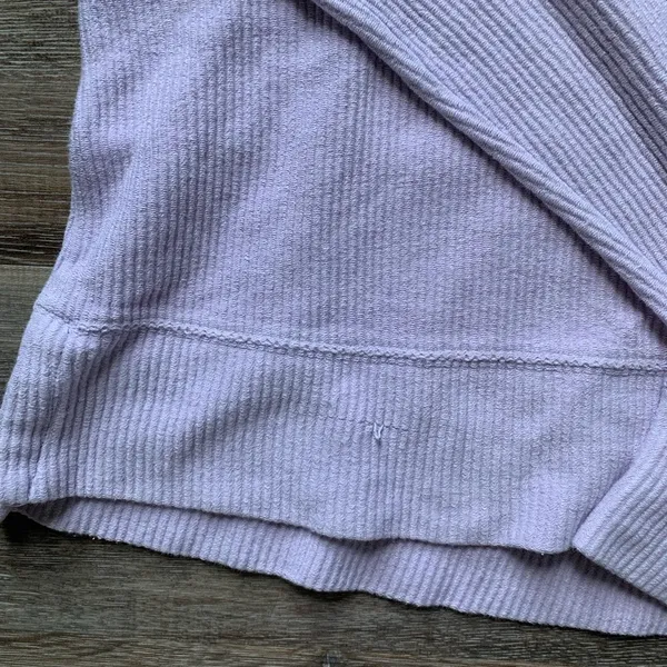 AS Revival Light Purple Cropped Crewneck Sweater S - Image 2