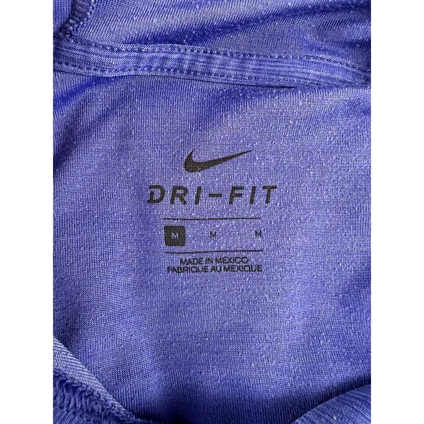 Blue Nike Dri-Fit Size Medium Lightweight Active Hoodie - Image 3