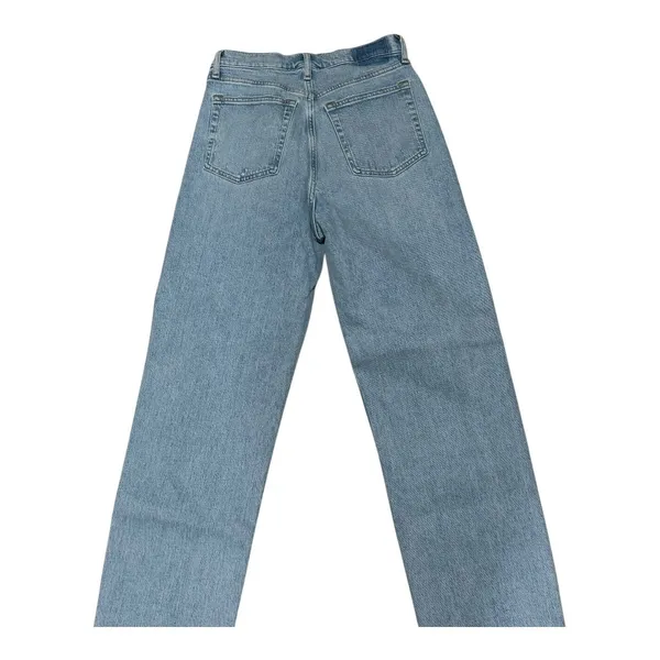 Abercrombie & Fitch The Dad High Rise‎ Jeans Womens 28/6 Light Wash Like New - Image 5