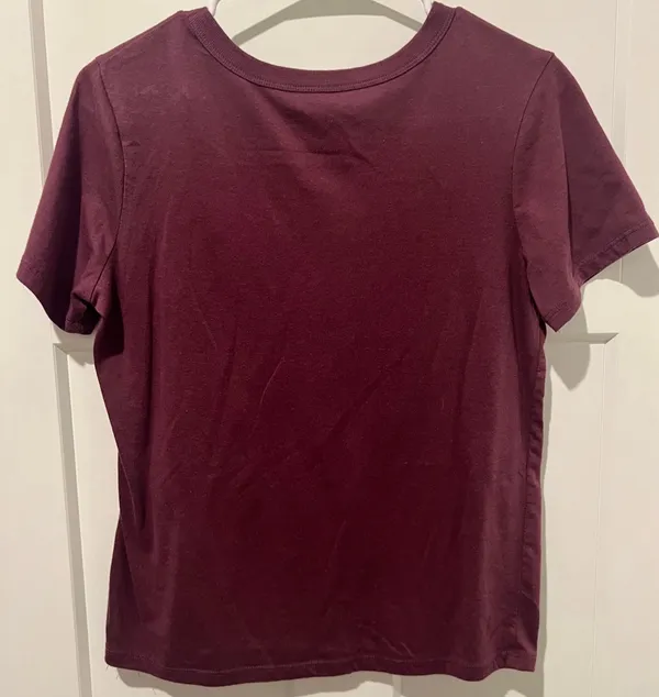 Pink Floyd Women’s T-Shirt Top Dark Side of the Moon Band Tee Maroon Size XS - Image 5