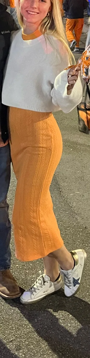 VICI Orange maxi dress - Image 3