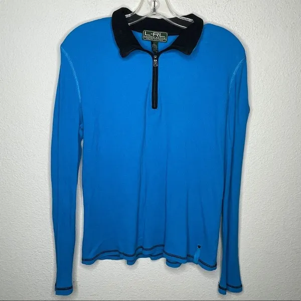 Lauren‎ Ralph Lauren Blue Active Shirt - Image 5