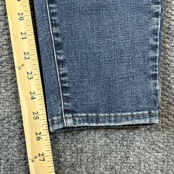 Pistola High‎ Rise Jean Medium Wash Stretch Skinny 32 Ladies Casual Cropped - Image 9