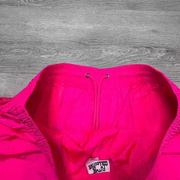 Future‎ Collective Alani Noelle Neon Pink Nylon Athletic Shorts Womens Medium - Image 7