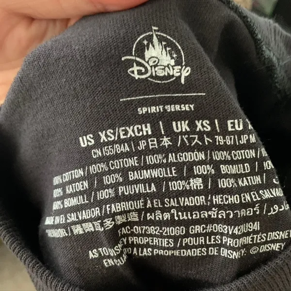 DISNEY Spirit Jersey Adults Halloween Mickey & Minnie at Disney World Womens XS - Image 12