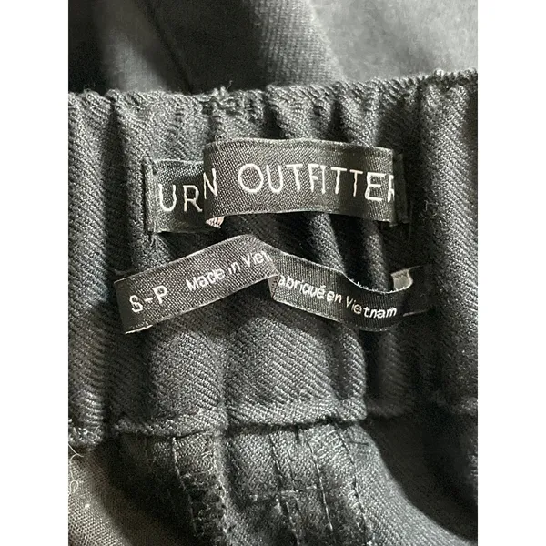 Urban Outfitters Women's Black Pleated High Rise Wide Leg Trousers Pants Size S - Image 5
