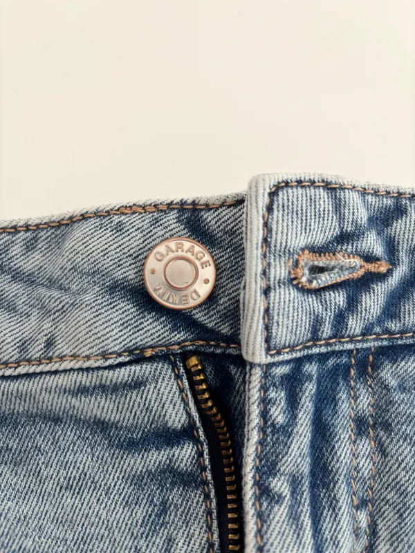 Garage Denim Mini Skirt - Image 2