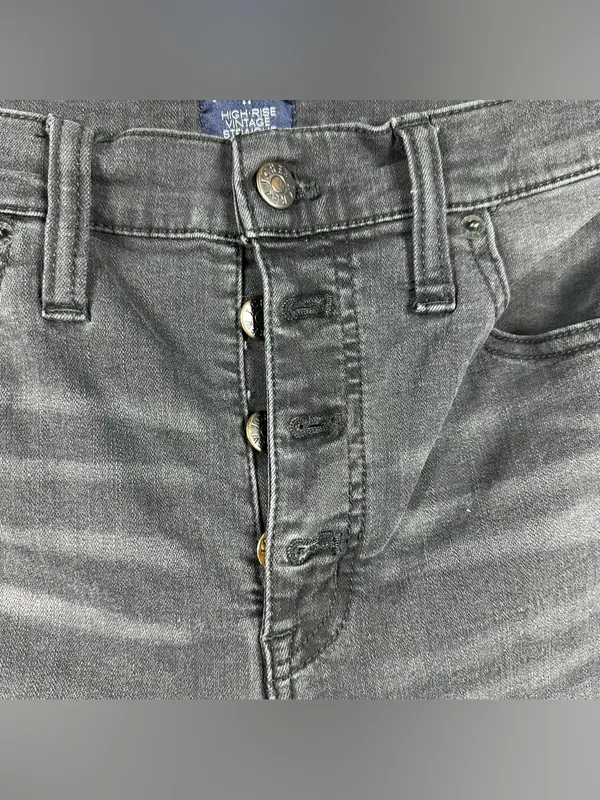 J.Crew High-Rise vintage straight button up jeans SZ:30 - Image 8