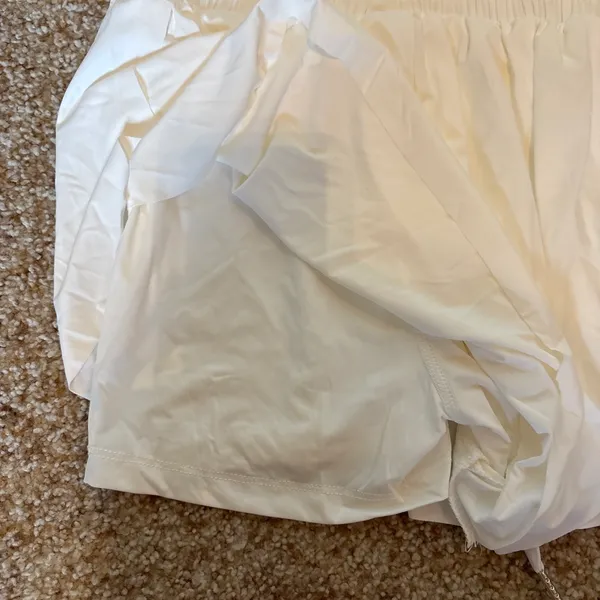 White Shein Athletic Shorts - Image 3