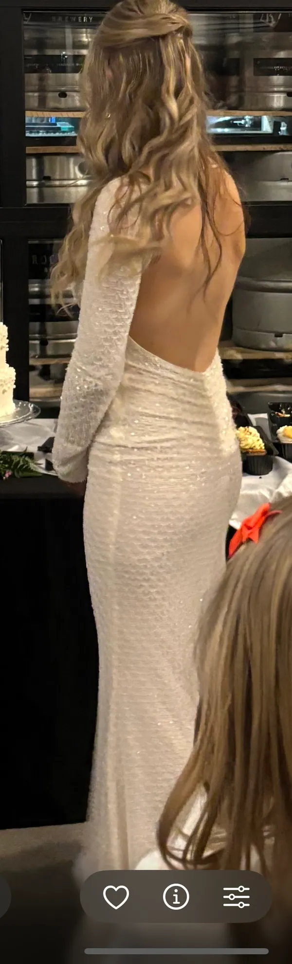 Oh Polly White Long Dress - Image 4