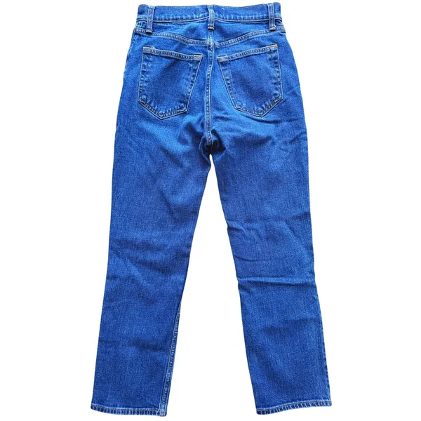 Abercrombie & Fitch Womens Ultra High Rise Straight Jeans Size 25 (0) Blue 90s - Image 3