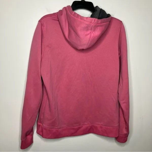 Under Armour‎ semi fitted hoodie size large pink - Image 7