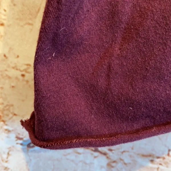 PINK - Victoria's Secret crop top burgundy velour spell out boxy M - Image 5