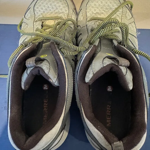 Merrell Siren‎ Sport Q2 Sneakers Womens 10 Gray Leather Hiking Shoes Dusty Olive - Image 8