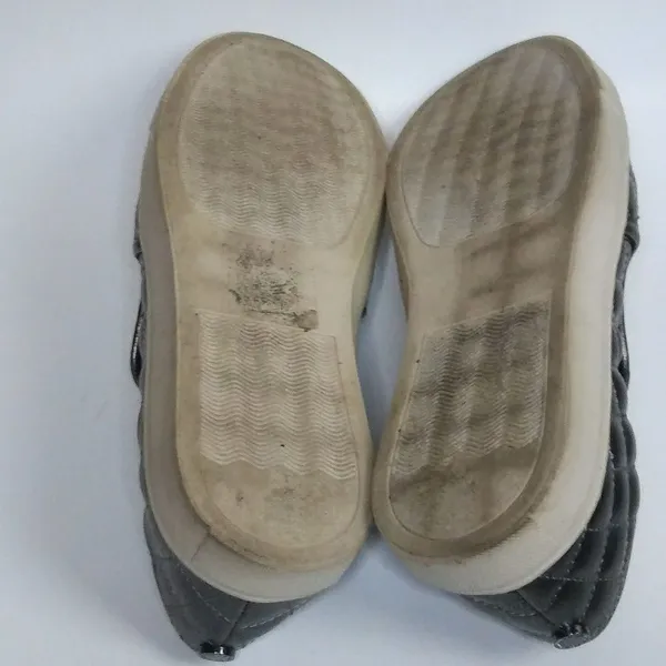 STEVE MADDEN Silver Quilted‎ Slip On Loafers Women's 8.5 B Sneaker - Image 7