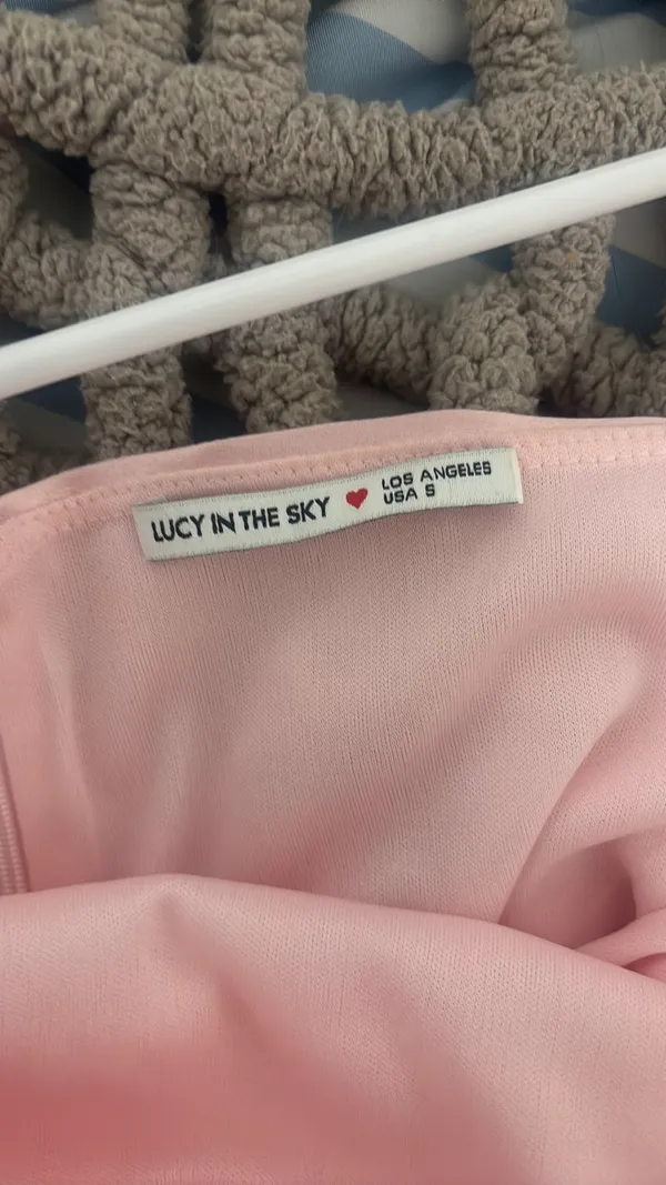 Lucy in the Sky Mini Dress Pink - Image 4