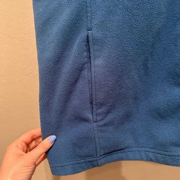 Polar Quality Sportswear Alaska Blue Fleece Zip‎ Up Vest Sz Large Travel Outdoor - Image 6