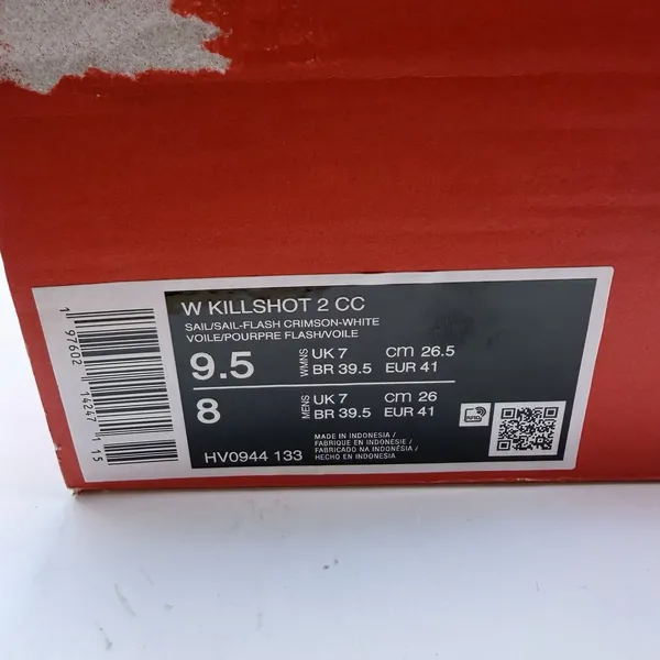 Nike Killshot 2 CC Sail-Flash Crimson‎ Womens Sz 9.5 Sneakers [HV0944-133] - Image 11