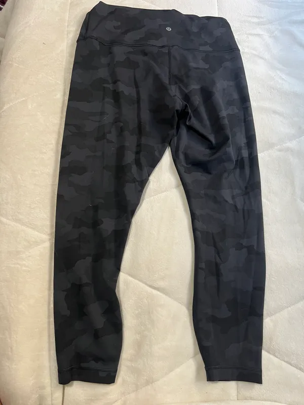 Lululemon Leggings Camo Grey - Image 2